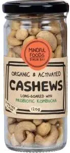 Mindful Foods Cashews Organic & Activated 120g
