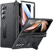 Designed for Samsung Galaxy Z Fold 6 Case with S Pen Holder,Built-in [Screen Pro