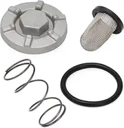 Alpha Rider Case Oil Drain Plug & Spring For Yamaha Warrior Raptor Wolverine Big Bear YFM350 YFM 350 Replace 4HC-15351-00-00 90501-18576-00 with Oil Strainer Plug Cleaner (Replaces 51Y-13411-00-00)