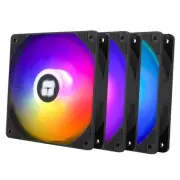 CPU Fan 120mm ARGB Case Cooler Fan, 4pin PWM Silent Computer with TL-C12C-S X3