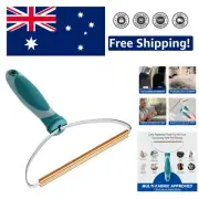 Ergonomic Copper Pet Hair and Lint Removal Tool - Efficient Carpet Scraper Rake