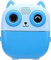 Thermal Printing Instant Print Camera 1080P 48MP Digital Video Camera for Family Gathering Photo Printing Entertainment ABSScreen Size2.4 Inches Built in 1300mAh Battery (Blue)