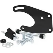 Aeroflow Ford Windsor Power Steering Ford Bracket Saginaw Pump Blac - AF64-4013BLK