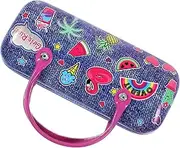 [BIUDECO] Es Storage Box Children Glasses Box Hand Glasses Case Cartoon Pattern Sunglasses Storage