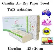 A&C Gentility UltraSlim Paper Hand Towel 1ply 2400sht TAD Process Techno AC-0024