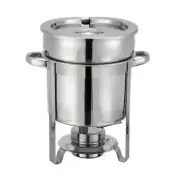 Winco 207 7qt Stainless Steel Marmite Soup Chafer