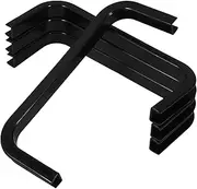 GARIOUANS 4pcs Plastic Goal Frame for Table Soccer Replacement Parts for Foosball Tables Compatible with Various Tabletop Foosball Machines Lightweight and Portable Accessory