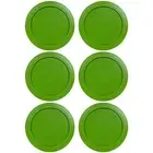 Replacement Lid for Pyrex 7-CUP Storage Cover 7.5" Bowl 7402-PC GREEN (6-Pack)