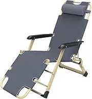 Zero Gravity Lounge Chair, Zero Gravity Chair Outdoor Zero Gravity Lounge Folding Chair Portable Lounge Chair with Adjustable Padded Headrests for Garden Beach Lawn Pool Max Load 150KG Lounge Chair (