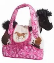 Rodeo Pink Sassy Pet Sak with Removable Horse