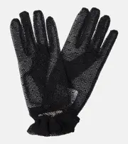 [Valentino Garavani] Valentino Garavani VLogo Signature tulle gloves XS black