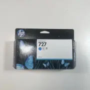 Genuine HP 727 Cyan 130ml B3P19A DesignJet T1500 T920 T2500 (Retail Box)