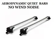 2xSilver Roof racks for Honda Civic Hatch Feb 2006-2011 / Aerodynamic Cross bars