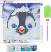 Hand‑Made Painting DIY Cute Animal Pattern Painting Kit Handcraft Picture for Home Wall Decoration