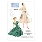 Vogue Pattern V9106 | Misses Vintage Style Dress with Ties | Size 6-14 &14-22