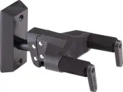 Hercules AutoGrip Guitar Hanger for Wall Mounting with BLACK Wood Base