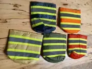 Firefighter Bunker Gear Can Koozies Set Of 5