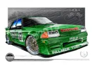 Racing Legends 1984 DICK JOHNSON FORD XE BATHURST A3 FRAMED PRINT (RL06)