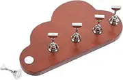 WEKADRIN Diy Nail Art Stand Versatile Fake Nail Organizer Walnut Wood Cloud Base