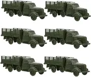 KOMBIUDA 6pcs Truck Model Sturdy Simulation Vehicles for Creative Table Decor Micro Landscaping Educational Present