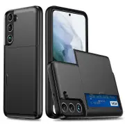 For Samsung Galaxy S22+ 5G Shockproof Armor Phone Case with Card Slot