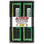 64GB 2x 32GB PC4-2400 RDIMM Tyan B7081G80V4HR-N S7082GM2NR S7100AG2NR Memory RAM