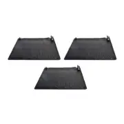 Intex Above Ground Swimming Pool Solar Water Heater Mat, Black (3-Pack)