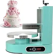 Baking Birthday Cake Tools Birthday Cake Icing Machine Automatic Decorating Cake Coating Smoothing Scraping Machine Cake Icing Machine Adjustable Cake Icing Smoother Tool,Green