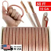 NEW 10 GA Gauge 50 Feet ft Heavy Duty Marine Car Home Audio Cable Speaker Wire