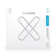 Three sets of D'Addario XS Coated 80/20 Bronze Acoustic Guitar Strings; 12-53