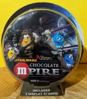 M&Ms Star Wars Chocolate Mpire Figure - Mace Windu & Chewbacca - Hasbro 2005