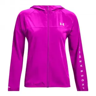 【UNDER ARMOUR】防風外套 女款 風衣外套 桃紫色(1351794-660)