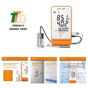 Digital Temperature Humidity Data Logger Medical Refrigerator Thermometer Vac...