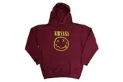 Nirvana Yellow Grunge Face Pullover Hoodie