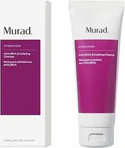 Murad AHA/BHA Exfoliating Cleanser - Hydration Exfoliating & Moisturising Salicylic, Lactic and Glycolic Acid Face Wash - Creamy Skin Smoothing Treatment Backed by Science