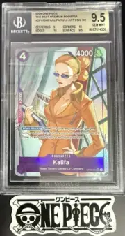 BGS 9.5 One Piece OP03-060 UC* Kalifa Full Art Foil - English - PRB01 The Best