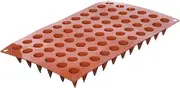 Silikomart 26.131.00.0065 SF 131 Cone Shape Mould Silicone 17.5 x 28.1 x 2.9 cm Clay Red