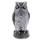 Fake Realistic Owl Decoy Statue Yard Garden Scarecrow Scarer Deterrent