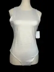 BP Nordstrom’s New With Tags Women’s Size Medium Ivory Ribbed Bodysuit