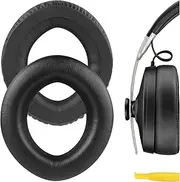 Geekria QuickFit Replacement Ear Pads Compatible with Sennheiser MM550-X, PX360, PX360-BT Headphones, Headset Cups Cover Repair Parts (Black)