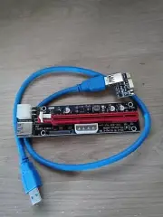 Ubit Latest PCI-E Riser Adapter Card + 60cm USB 3.0 Cable