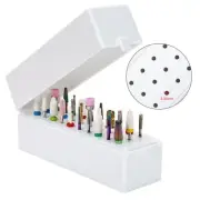 30 Hole Nail Drill Bits Holder Dustproof Manicure Accessories Nail Drill Bit BX5