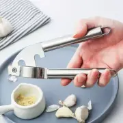 GARLIC PRESS CRUSHER Mincer Chopper Squeezer Masher Stainless Steel Kitchen Tool