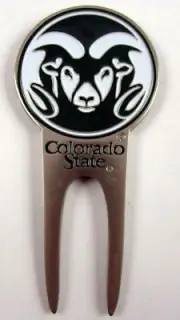 PAC GOLF NCAA COLLEGIATE Divot Repair Tool w/ Ballmark Colorado State Rams
