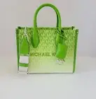 Michael Kors Mirella Small Shopper Top Zip Crossbody Handbag Jungle Ombre MK