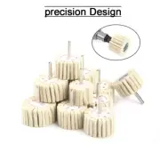 2/6pcs Wool Felt Polishing Buffing Pads Waxing Head Wheel For Rotary Tool Dremel