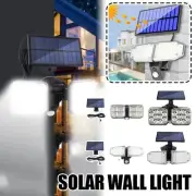 LED Solar Street Wall Light with Motion Sensor Outdoor Lamp Waterproof I7V7