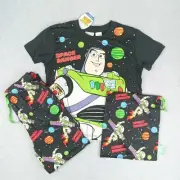 Peter Alexander Buzz Lightyear Pyjama Set Short Sleeve Top Long Pants Size 6