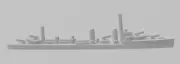Destroyer - Admiralty Class - Royal Navy - Axis and Allies - Naval Miniature