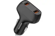Powertran QC3.0-36W Dual USB A Ports Car Multiple Devices Charger